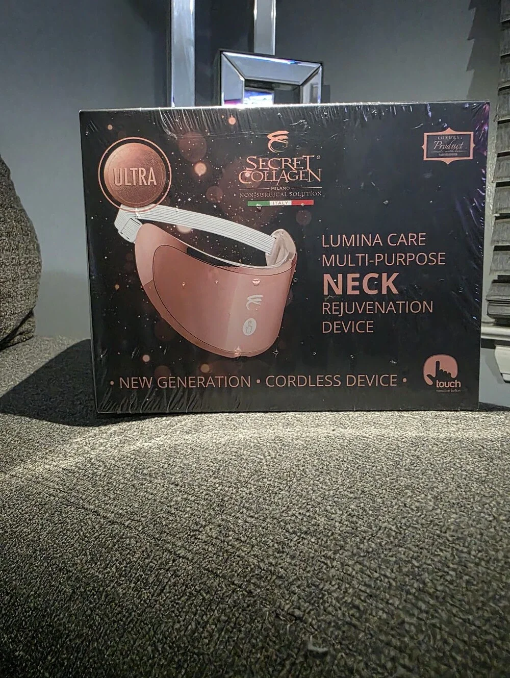 Lumina Care Multi-Purpose Neck Rejuvenation Device - Rose Gold